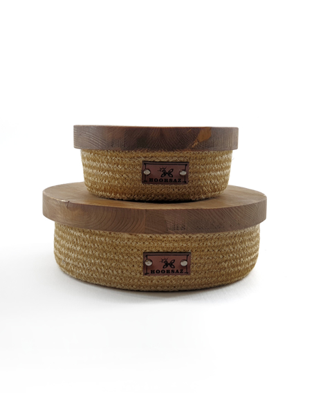 تصویر از ست باکس نظم دهنده با درب چوبی